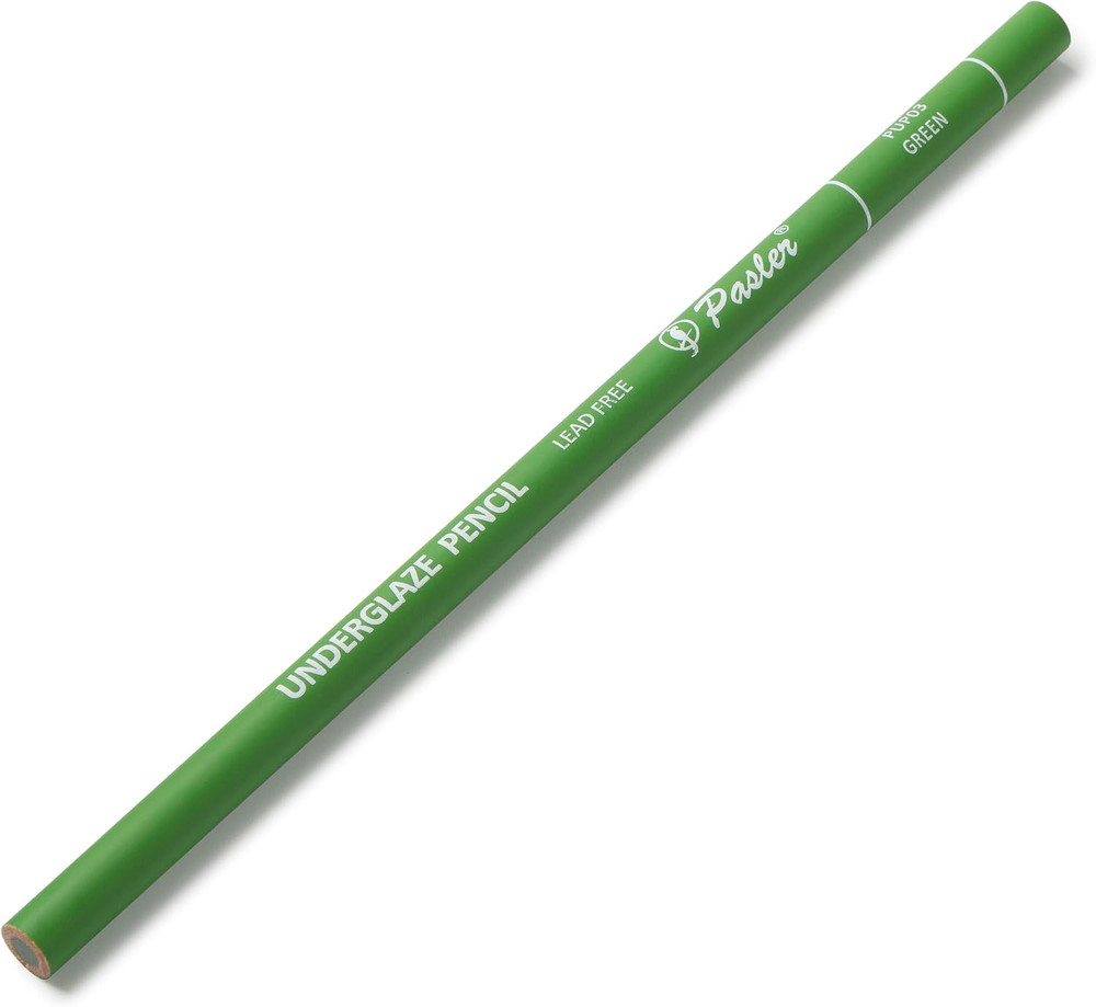Underglaze Pencils for Bisque, Greenware or Pottery – Pack of 1 Green