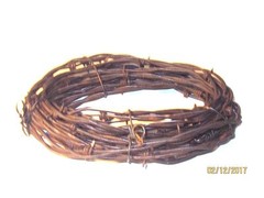 Rusty Barbed Wire Cowboy Western Decor Craft Metal U-Choose Feet 2, 5, 10, 25