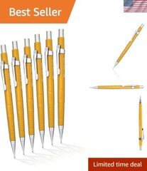 Vibrant Yellow 0.9mm Fine Point Drafting Pencils – 6 Pack for Artists