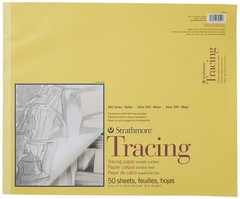300 Series Tracing Paper Pad Tape Bound 14×17 Inches 50 Sheets 25lb Artist