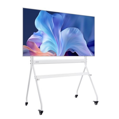 Rolling TV Stand, Mobile TV Cart for 35-100 Inch LED/LCD/OLED Flat/Curved TV…