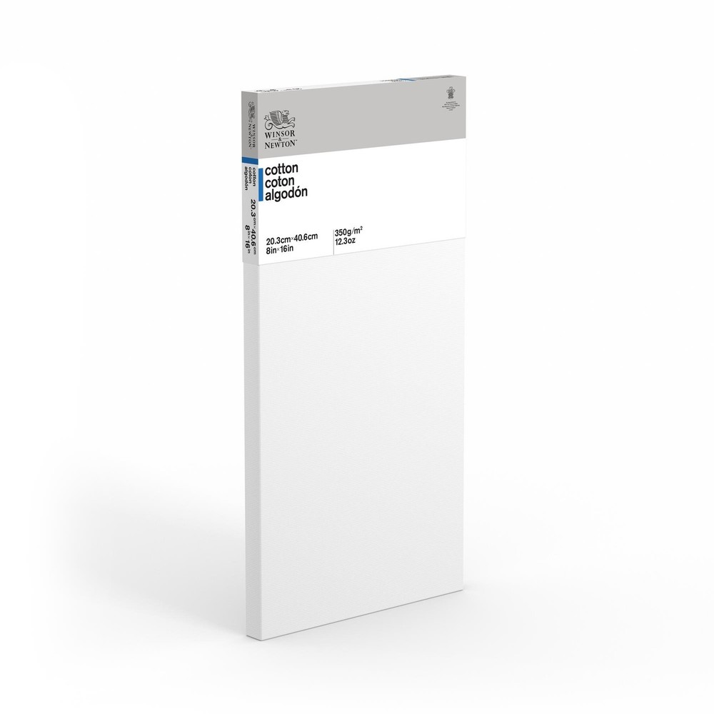 Winsor & Newton Classic Cotton Canvas, 8″ x 16″,White x 16″, White