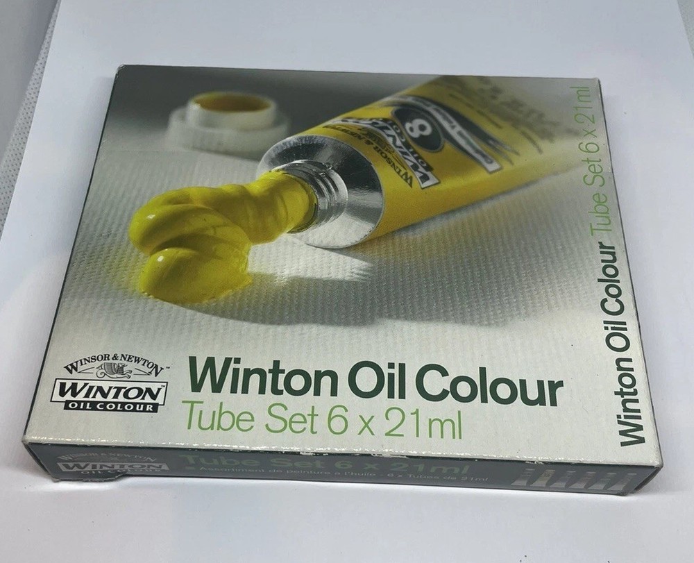 Winsor & Newton Winton Oil Color Paint, Intro Set, 6 x 21ml Tubes