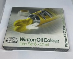 Winsor & Newton Winton Oil Color Paint, Intro Set, 6 x 21ml Tubes