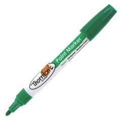 Thornton’s Art Supply Oil-Based Paint Marker, Medium Point, Green Ink