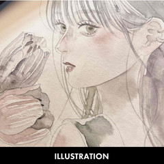 Kuretake GANSAI TAMBI SUMI Colors 6 Colors Set, Watercolor Paint for Professiona