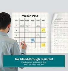Flip Chart Easel Pad 25×30 Sticky Adhesive Grid Paper 300 sheets Presentation