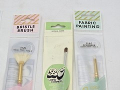 Lot Of 6 Loew Cornell New Paint Brushes