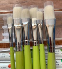 Watercolors Set (24 colors) AND Paint Brushes Set (6 brushes) BRAND NEW