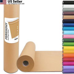 PerkHomy Brown Kraft Paper Roll 17.5″ x 1,200″ (100′) for x 100′,