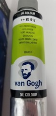 Van Gogh Oil Paint 200ml Tube Yellowish Green 617 in box 6.8 fl oz