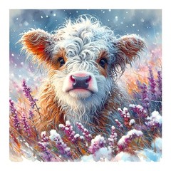 Aicomeon Cow Diamond Art Kits for Adults – Round 12×12 inches, Multicolored