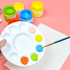 Miniature Paint Brushes Small Detail Art Paint Brush with Set 10Pcs with Palette