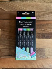 Spectrum Noir Acrylic Paint Marker Set Pack Of 4 Pastel