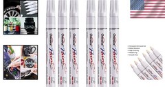 White Oil Based Paint Pen Set – 6 Pack Waterproof Markers