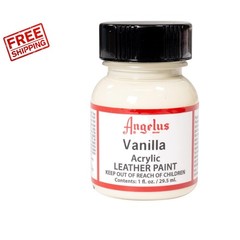 Customizable Waterproof Acrylic Leather Paint in Vanilla – 1 Fl Oz for Creatives