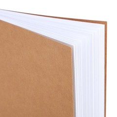 24 Pack A6 Kraft Unlined Mini Notebooks 4×6 Blank Sketch Sketchbooks Journals