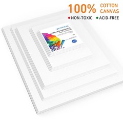 Gotideal Canvas For Painting -18 Pack Multi Pack 4X4 5X7 8X10 9X1211X14 Canvas