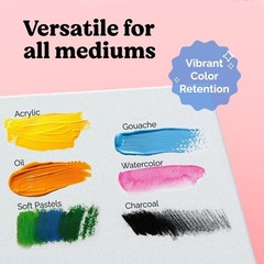 Chalkola 11×14 Canvas for Painting (15 Pack) | Blank 15 – 11″x14″, White