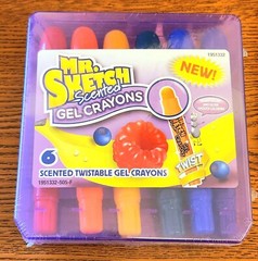Mr. Sketch Scented Twistable Gel Crayons, Assorted Colors, 6-Count