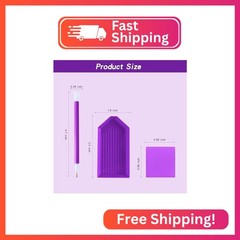 LYMUSUMI 42PCS 5D Diamond Art Painting Tools and Accessories Kits with 12 Diamon