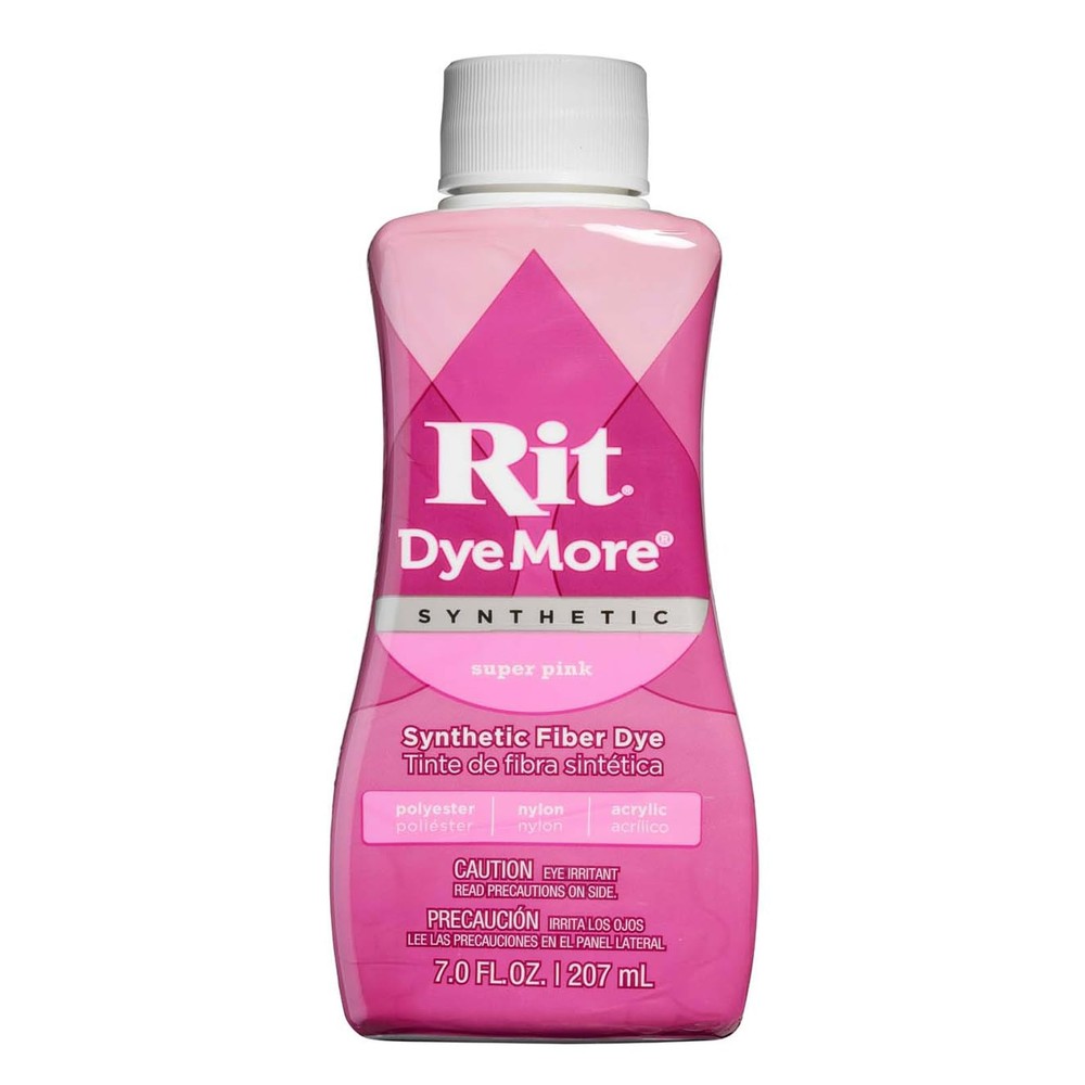 Rit DyeMore Liquid Dye, Super Pink 7-Ounce 7-Ounce,