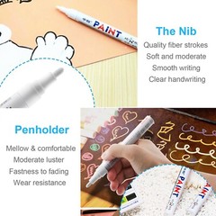 Tire Permanent Paint Marker Pen Car Tyre Rubber Universal Waterproof Oil Based