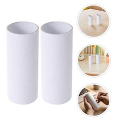 40Pcs Durable Craft Rolls Tubes White Paper Tubes for Creative DIY Paper Crafts