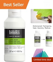 Ultimate 8 Fl Oz Professional Glazing Medium for Smooth Acrylic Layers