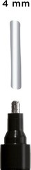 3-Pack Liquid Chrome Markers: High-Gloss 4mm Permanent Ink for Mirror Effect