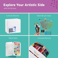 Drawing Board – 13 x 17 Sketch Boards with Handle for Drafting Art – Portable…