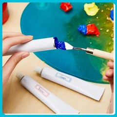 24 Pcs Empty Aluminum Paint Tubes 20 ml Paint Tubes for Making Paint and Stor…