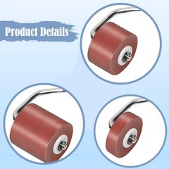 3Pcs Rubber Rollers Brayer Printmaking Tool for Wallpaper Handcraft Stamping