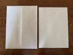 Strathmore 10 Blank Greeting Cards & Envelopes Palm Beach White