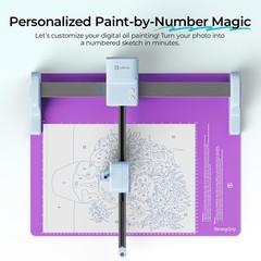LOKLiK iPaint Machine By Numbers Kit AI-Powered Painting Machine for Painting