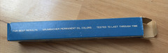 Grumbacher Trowel Shape Painting Knife 876-8 Japan in Box Flexible Steel Stamp
