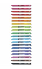 Paper Mate InkJoy Gel Retractable Pen 0.7mm Medium Point Assorted 20 Colors NIB