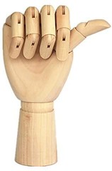 Wood Artist Drawing Manikin Articulated Mannequin with Wooden Flexible Finger…