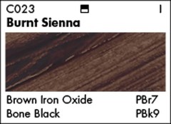 Academy Acrylic Paint Gloss Burnt Sienna Plastic Tube 200ml/6.8 oz