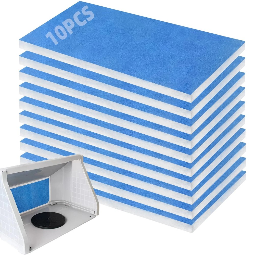10 Pieces Paint Booth Filters,Portable Spray Booth Filter, Paint Booth Exhaus