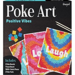 Poke Art Positive Vibes | Mess-Arts and Crafts for Adults | Teen Craft Kits |…