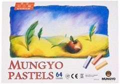 Mungyo Non Toxic Square Chalk, Soft Pastel, 64 Pack, Assorted Colors (B441R07…