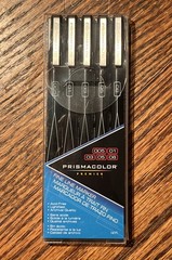 PRISMACOLOR Premier Illustration Markers 5 Pack Assorted Tip 005, 01, 03, 05, 08