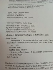1994 Jackie Shaw Big Book of Decorative Painting How To Paint