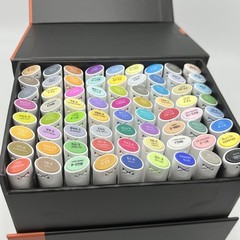 Sketch Marker Sets – Vibrant, Professional, Dye-Based Alcohol Markers for Art…