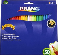 Prang Colored Pencils Pencils 50 Count Art Coloring Drawing Brand New