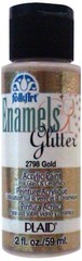 2 oz 2798 Glitter Gold Enamel Metallic Paint Assorted Colors Craft Art