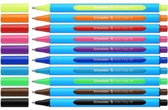 Schneider Slider Edge XB Ballpoint Pen 1 4 mm Light Blue Barrel Assorted Ink