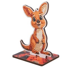 CraftBuddyUS KANGAROO Crystal Art Wildlife Buddies