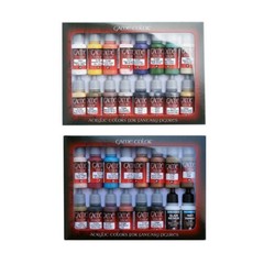 Vallejo Game Colour Painting Models Figures 16 X 17mL Basecoat Colour Set
